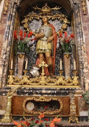 San Benedicto, mártir venerado en San Benedetto del Tronto, Italia.