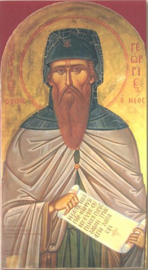 Icono ortodoxo griego del Santo.
