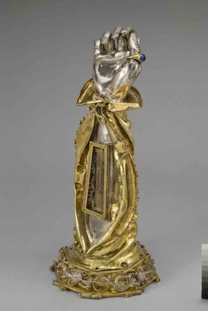Relicario del santo en la catedral de Vilnius (Lituania).