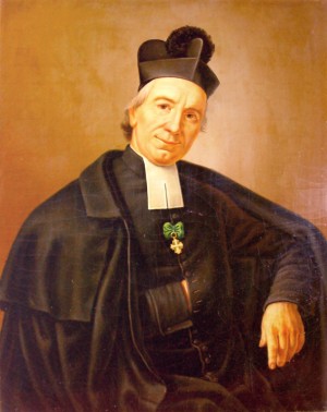 Óleo-retrato del Santo.