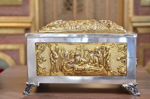 Urna con reliquias del Beato.
