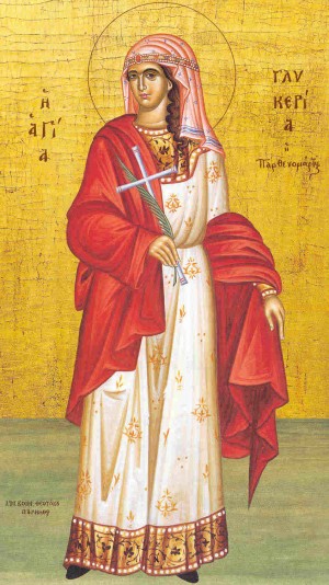 Icono ortodoxo griego más famoso de la Santa.