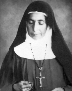 Fotografía de la Santa.