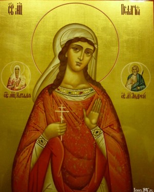 Icono ortodoxo ruso de la Santa. Fuente: www.iconsv.ru