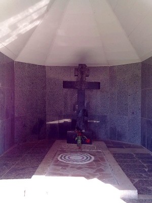 Última tumba del Santo.