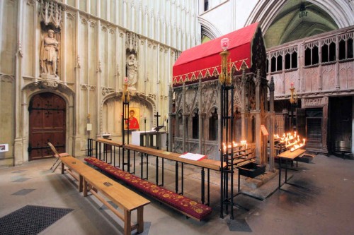 Sarcófago del santo en Saint Albans.
