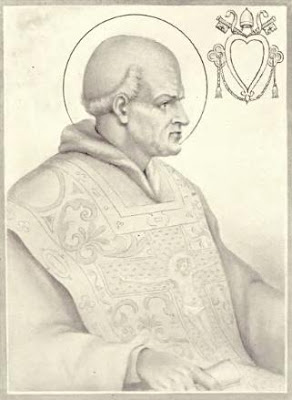 Grabado del Santo.