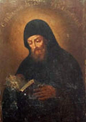 Icono de San Abrahán “el amante de las fatigas”.