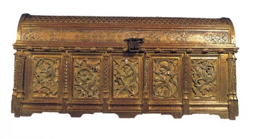 Arqueta de San Prudencio en la catedral de Logroño.