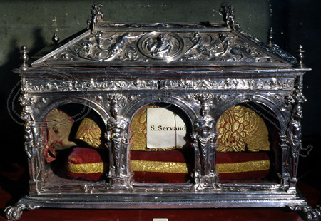 Relicario de San Servando en la catedral de Sevilla.