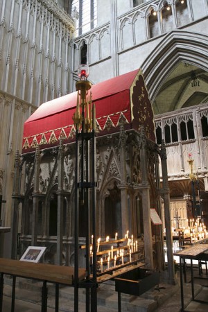 Sarcófago del santo en Saint Albans.