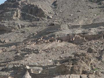 La cueva de Lot, que se encuentra justo por encima del borde oriental del Mar Muerto.