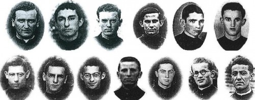 Beatos mártires misioneros oblatos de María Inmaculada.