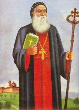Ilustración del Santo.