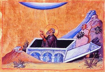 Iluminación del Menologio de Basilio II (s.X). Biblioteca Apostolica Vaticana, Roma (Italia).