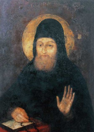 Icono de San Pimén el gran enfermo.