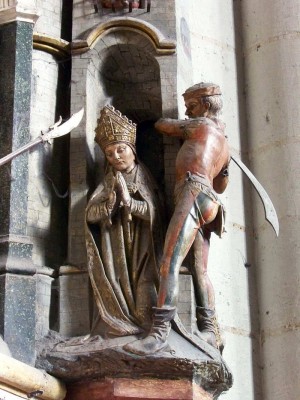 Martirio del santo. Catedral de Amiens (Francia).