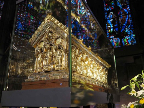 Urna de Carlomagno. Catedral de Aachen (Alemania) .