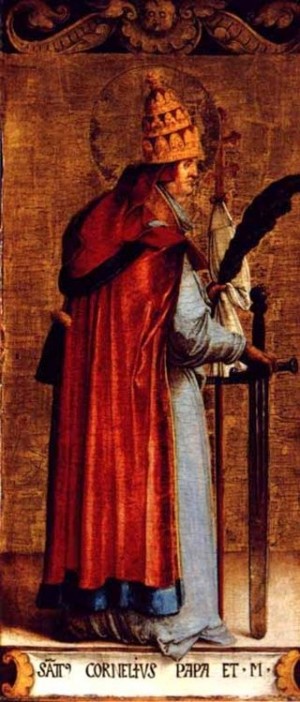 San Cornelio. Tabla del Maestro de Messkirch, (ca.1535), Alemania.