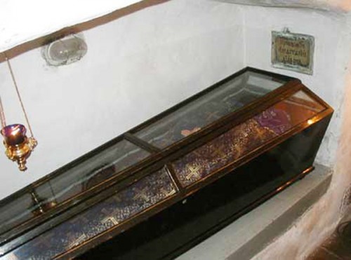 Urna de San Anastasio el diácono.