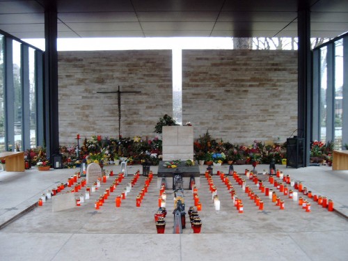 Tumba de la beata en el cementerio central de Münster.