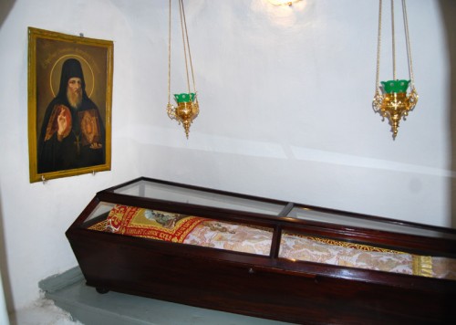 Urna de San Policarpo el archimandrita.