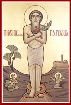 Icono copto del Santo.