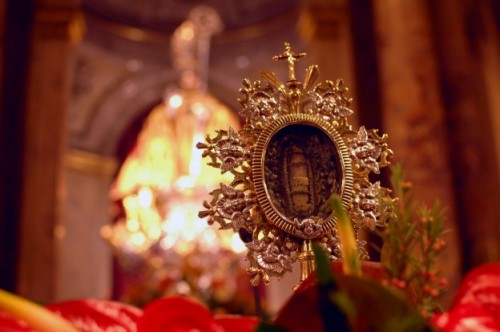 Reliquia de San Fermín en Pamplona, España.