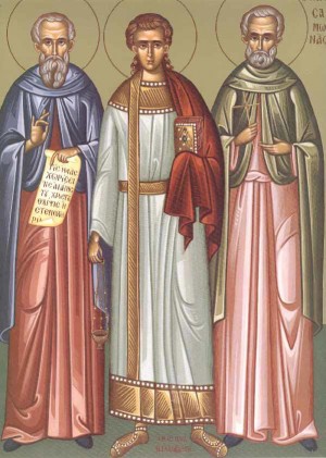 Icono ortodoxo griego moderno.