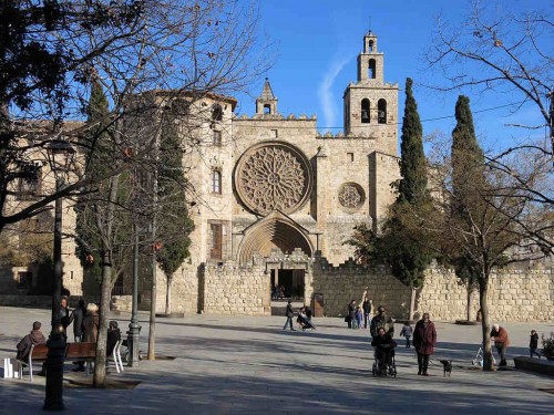 Monasterio de Sant Cugat, Barcelona (España).