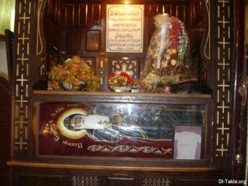 Sepulcro de los santos Moisés el Etíope e Isidoro de Scete. Monasterio al-Baramous, Egipto.