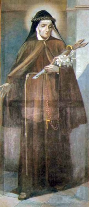 Pintura de la Santa.