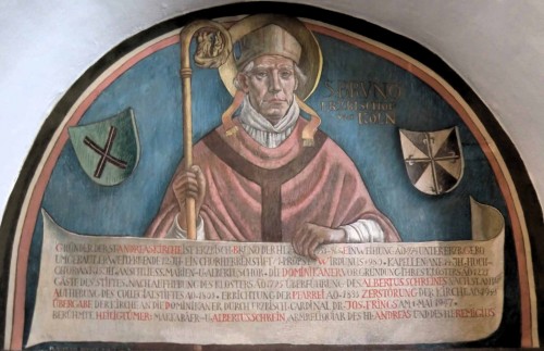 Mural en la Iglesia de San Andrés, en Colonia (Alemania).