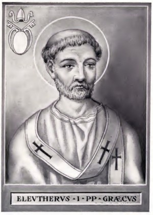 San Eleuterio papa. Chevalier Artaud de Montor, Nueva York (USA).