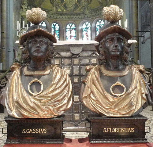 Bustos-relicario de los Santos Casio y Florencio. Catedral de Bonn, Alemania.