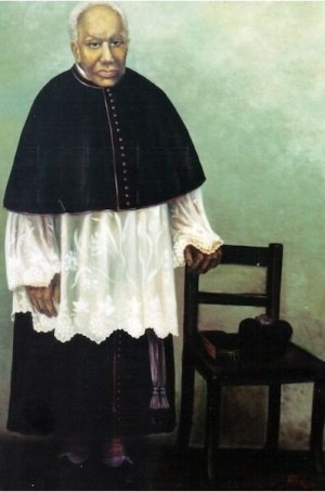 Estampa a partir de una foto del Beato.