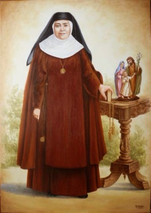 Pintura de la Santa. Fuente: www.rafareina blogspot.com.