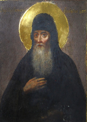 Icono de San Teófilo el recluso.