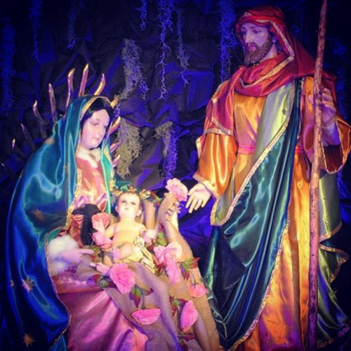 Nacimiento Guadalupano, en la Antigua Basílica de Nuestra Señora de Guadalupe, año 2014, cortesía de Luis Alberto Rosher.