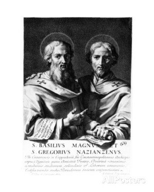 San Basilio Magno y San Gregorio Nacianceno.