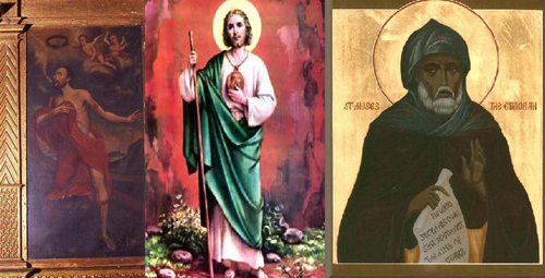 San Dimas, San Judas Tadeo y San Moisés de África