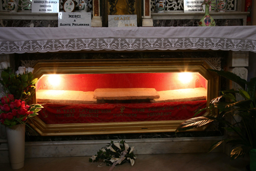 Lápida de Santa Filomena