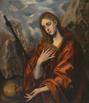 "Magdalena penitente", óleo de Domenikos Theotokopoulos "El Greco" (1585-1590). Museo Cau Ferrat, Sitges (España).