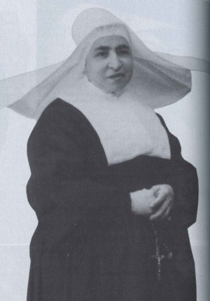 Fotografía de la Beata Estefanía Saldaña en su hábito de Hija de la Caridad.