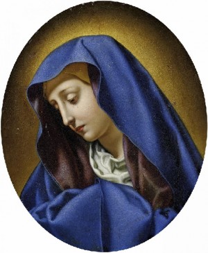 "Mater Dolorosa", lienzo del pintor barroco italiano Carlo Dolci.