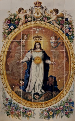 Cerámica de la Virgen de la Esperanza en Onda, Castellón (España).