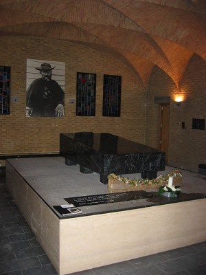 Sepultura actual en Lovaina (Bélgica).