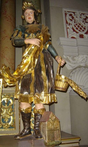 Imagen del Santo venerada en la catedral de Vilnius, Lituania.