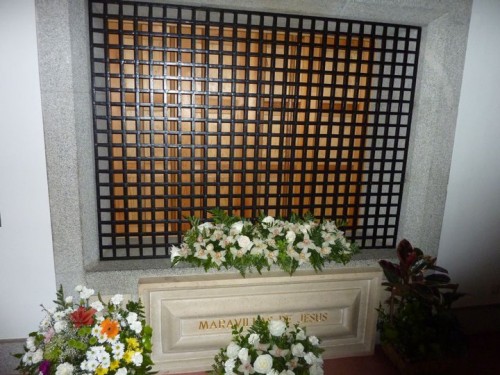 Sepulcro de la Santa. Convento de La Aldehuela (Getafe).