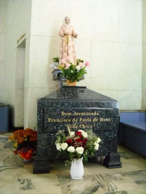 Actual sepulcro de la Beata en Baependi.